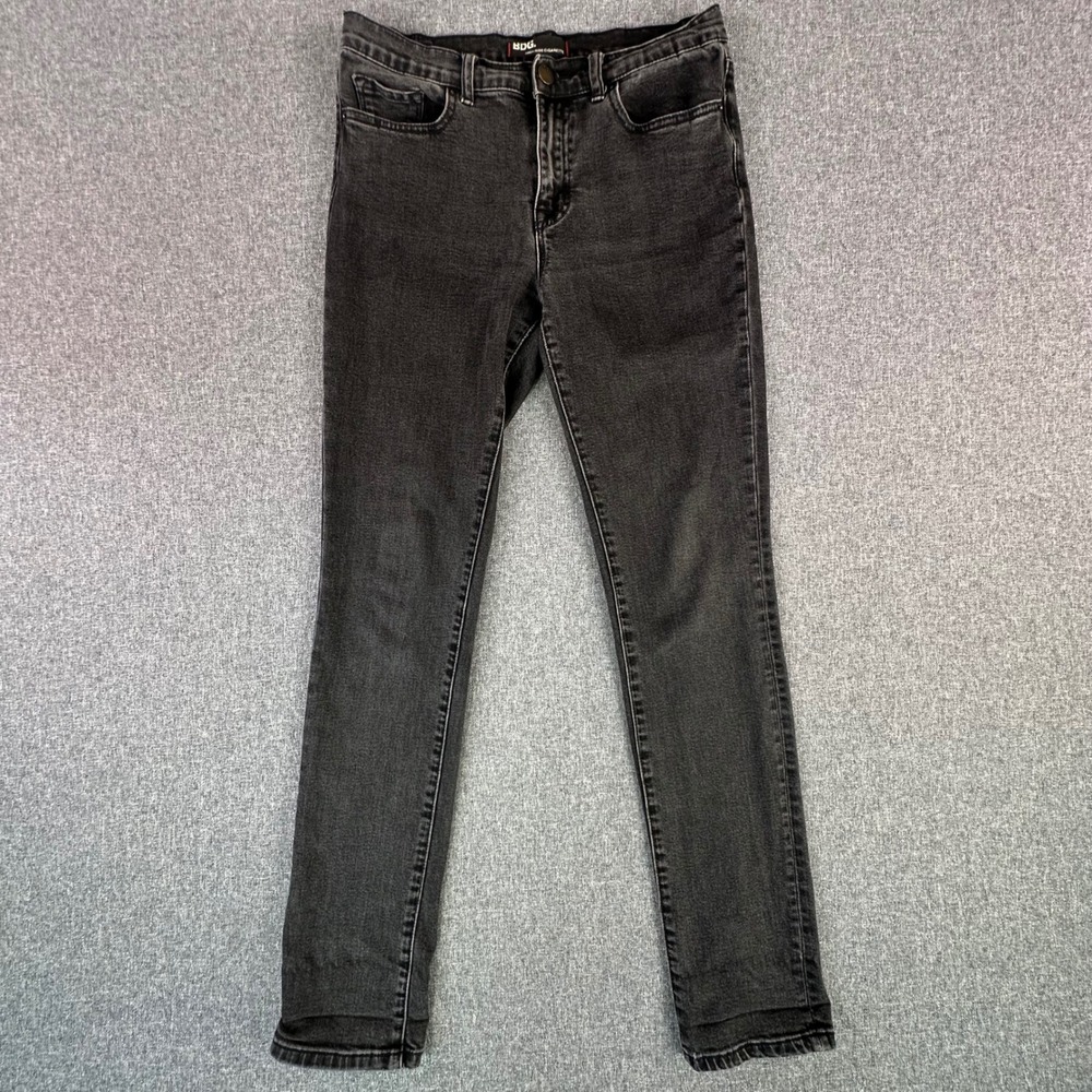 BDG Jeans Womens 30 High Rise Cigarette Black Faded Denim Slim Fit